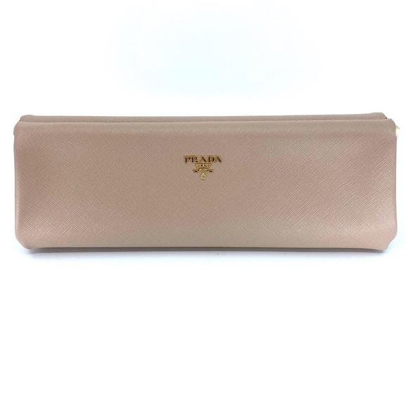 Prada Saffino Clutch in Cammel - Picture 1 of 8